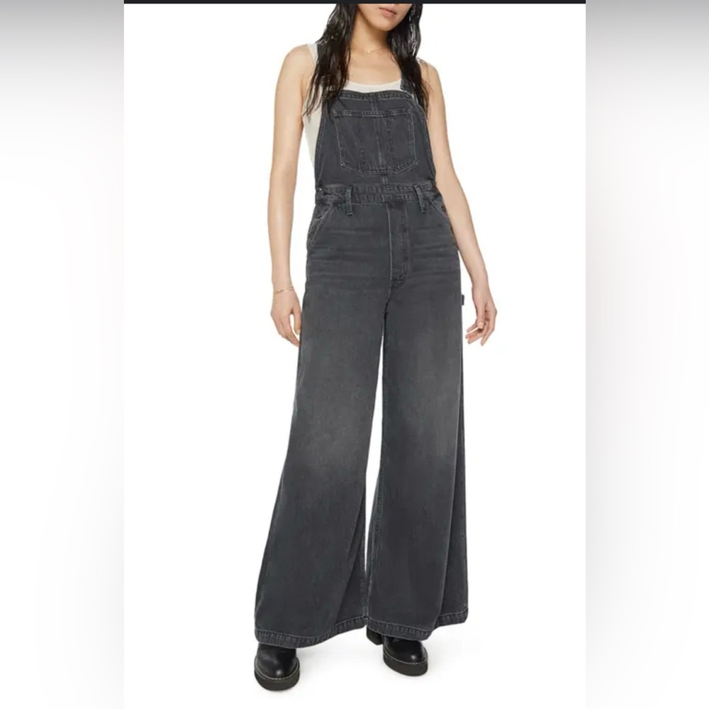 Snacks! by MOTHER The Sugar Cone Heel Overalls